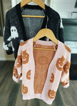 Load image into Gallery viewer, RTS Mommy and Me Fuzzy Halloween Cardi