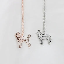 Load image into Gallery viewer, *Preorder: Custom Pet Name and Silhouette Necklace*