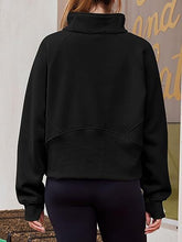 Load image into Gallery viewer, The Mindi Half Zip Semi- Crop