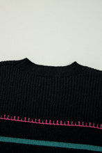 Load image into Gallery viewer, PREORDER: The Mallory Colorful Stripe Sweater 11.25.24