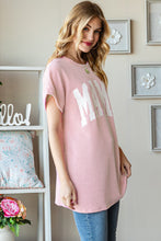 Load image into Gallery viewer, Letter Graphic Short Sleeve T-Shirt