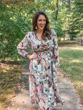 Load image into Gallery viewer, Printed Long Sleeve Midi Dress SAMPLE
