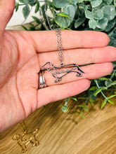Load image into Gallery viewer, *Preorder: Custom Pet Name and Silhouette Necklace*
