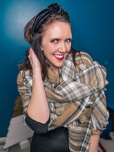 Load image into Gallery viewer, Classic Plaid Blanket Scarf