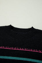Load image into Gallery viewer, PREORDER: The Mallory Colorful Stripe Sweater 11.25.24