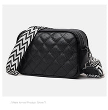 Load image into Gallery viewer, Quilted Stitch Vegan Leather Crossbody Purse
