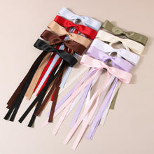 Load image into Gallery viewer, *RTS: Long Satin Hair Bow*