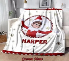 Load image into Gallery viewer, PREORDER: Personalized E L F blankets