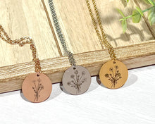 Load image into Gallery viewer, RERUN: OG Birth Flower Necklace