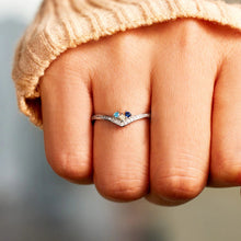 Load image into Gallery viewer, Preorder: Custom Birthstone & Zircon Radiance Ring