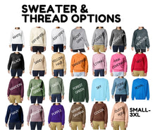 Load image into Gallery viewer, City Sate/ Sport Team Embroidered Sweatshirt