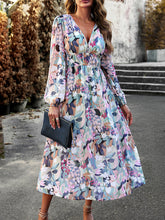 Load image into Gallery viewer, Printed Long Sleeve Midi Dress SAMPLE