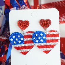 Load image into Gallery viewer, *RTS: Acrylic USA Drop Studs*