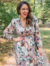 Load image into Gallery viewer, Printed Long Sleeve Midi Dress SAMPLE