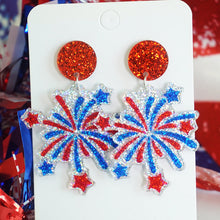 Load image into Gallery viewer, *RTS: Acrylic USA Drop Studs*