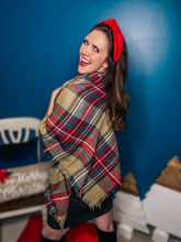 Load image into Gallery viewer, Classic Plaid Blanket Scarf