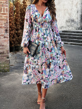 Load image into Gallery viewer, Printed Long Sleeve Midi Dress SAMPLE