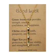 Load image into Gallery viewer, RTS: Natural Stone Healing Pendant Necklace