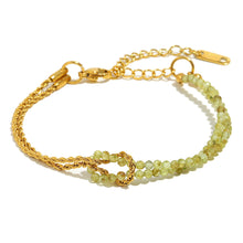 Load image into Gallery viewer, Preorder: Gemstone Rope Chain Bracelets