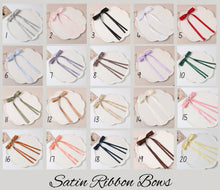 Load image into Gallery viewer, *RTS: Long Satin Hair Bow*