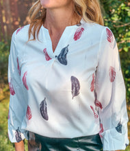 Load image into Gallery viewer, Feather Long Sleeve Blouse
