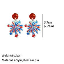 Load image into Gallery viewer, *RTS: Acrylic USA Drop Studs*