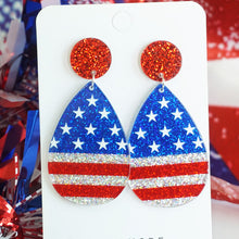 Load image into Gallery viewer, *RTS: Acrylic USA Drop Studs*