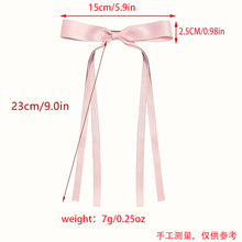 Load image into Gallery viewer, *RTS: Long Satin Hair Bow*