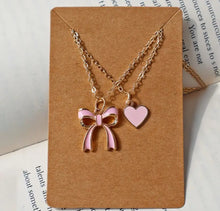 Load image into Gallery viewer, *Sweetheart Bow Layered Necklace*