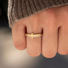 Load image into Gallery viewer, Preorder: Sterling Cross Ring