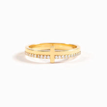 Load image into Gallery viewer, Preorder: Sterling Cross Ring