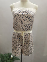 Load image into Gallery viewer, RTS: The Holly Strapless Leopard Romper-