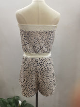 Load image into Gallery viewer, RTS: The Holly Strapless Leopard Romper-
