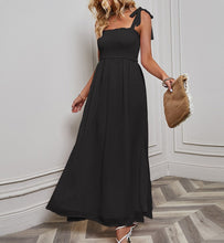 Load image into Gallery viewer, The Kayla Double Slit Swiss Dot Maxi