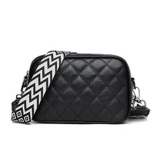 Load image into Gallery viewer, Quilted Stitch Vegan Leather Crossbody Purse
