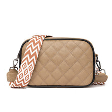 Load image into Gallery viewer, Quilted Stitch Vegan Leather Crossbody Purse