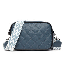 Load image into Gallery viewer, Quilted Stitch Vegan Leather Crossbody Purse