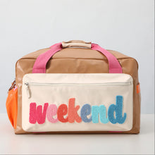 Load image into Gallery viewer, Vegan Leather Vacay/Weekend Tote