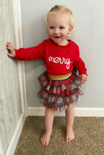 Load image into Gallery viewer, PREORDER: Merry Plaid Tutu Set 11.10.25