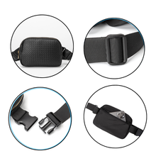 Load image into Gallery viewer, Vegan Leather and Nylon Weaved Bum Bag