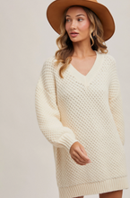 Load image into Gallery viewer, WILDEST DREAMS SWEATER DRESS