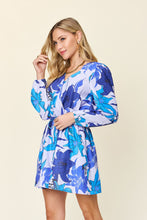 Load image into Gallery viewer, Floral Long Sleeve Romper with Pockets