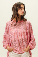 Load image into Gallery viewer, Floral Lace Long Sleeve Top