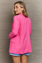 Load image into Gallery viewer, Sunshine & Smiles Solid Open Front Blazer Sample