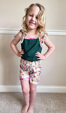 Load image into Gallery viewer, RTS floral bag shorts and tie tank-