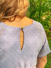 Load image into Gallery viewer, BETTE DAVIS EYES IN LILAC MIDI DRESS