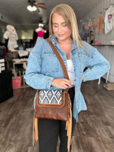 Load image into Gallery viewer, RTS: Genuine Leather and Cowhide Purse-