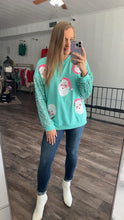 Load image into Gallery viewer, Santa Face Top