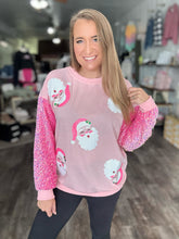 Load image into Gallery viewer, Santa Face Top