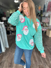 Load image into Gallery viewer, Santa Face Top